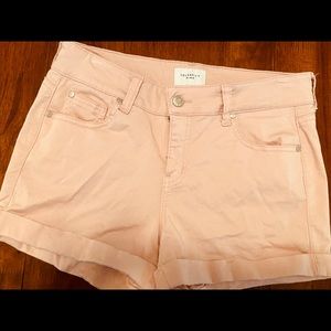 Celebrity Pink Light Pink Cuffed Shorts